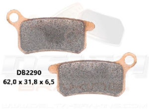 Delta Braking Voor / Achter remblokken DB2290 Type D ( 65cc )
