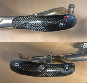 Pro Carbon uitlaatbocht bescherming Yamaha YZ 250F 2019-2023