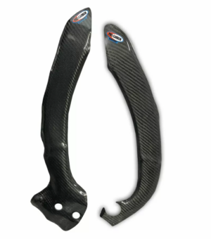 Pro Carbon framebeschermers ( lang ) Yamaha YZ 250F 2014-2015 & YZ 450F 2014-2017
