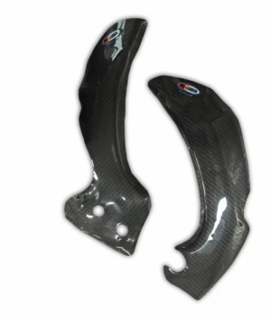 Pro Carbon framebeschermers ( lang ) Yamaha YZ 250F 2019-2023 & YZ 450F 2018-2022