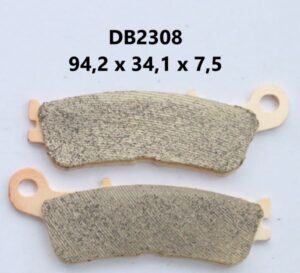 Delta Braking Sintered Voor remblokken DB2308 Type D