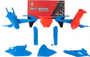 Racetech plastic kit Licht Blauw/Oranje KTM SX 125/150 16-18 & SX 250 17-18 & SX-F 250/350/450 16-18