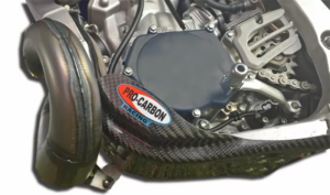 Pro Carbon blokbeschermer Yamaha YZ 250 2005-2024 & Fantic XX 250 2022-2024