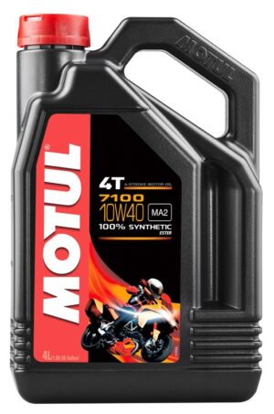 MOTUL 7100 4T motorolie - 10W40 4 liter 100% synthetisch