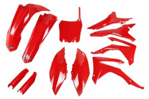 UFO plastic kit met airbox covers Rood Honda CRF 250R 2014-2017 & CRF 450R 2013-2016 ( Full Kit )