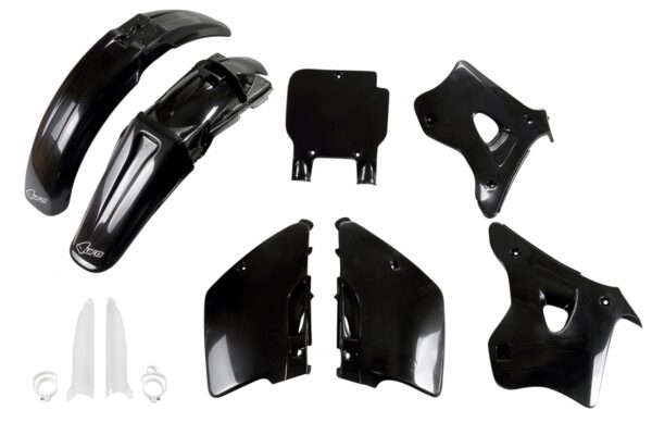 UFO plastic kit Zwart Kawasaki KX 125/250 94-95 ( full kit )