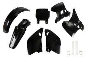 UFO plastic kit Zwart Kawasaki KX 125/250 93 ( full kit )
