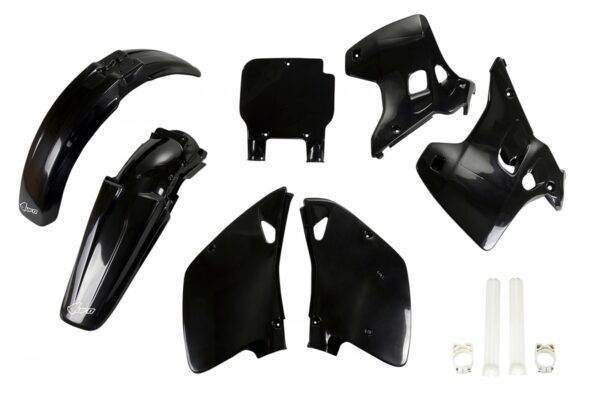 UFO plastic kit Zwart Kawasaki KX 125/250 93 ( full kit )
