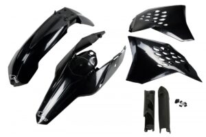 UFO plastic kit Zwart KTM EXC 250/300/350/450/500 2009-2011 (full kit) (zonder koplamp plastic)
