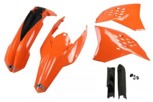 UFO plastic kit OEM 2009/2010 KTM EXC 250/300/350/450/500 2009-2011 (full kit) (zonder koplamp plastic)