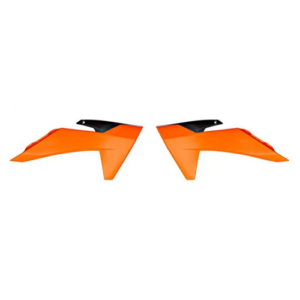 Racetech Radiator Kappen Oranje/Zwart KTM SX 50 2024-