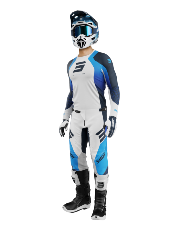 Shot MX Cross Broek Volwassen Aerolite Ultra Blauw 2025 Collectie - Afbeelding 3