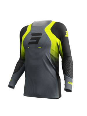 Shot MX Cross Shirt Volwassen Aerolite Ultra Fluor Geel 2025 Collectie