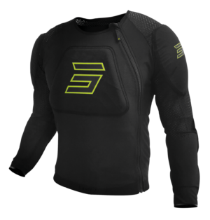 Shot MX Volwassen Prime Vest Zwart/Fluor Geel 2025 Collectie