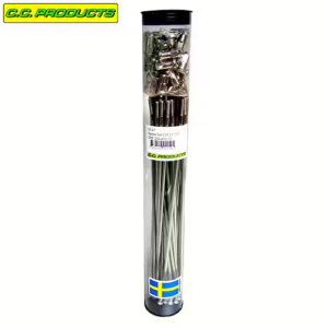 CC-Products Achterwiel 17x4.25 RVS spakenset 36 stuks + nippels voor OEM wielen Honda 1989-heden