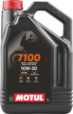 Motul 7100 motorolie 4t 10W30 semi synthetisch 4 liter