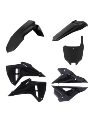 Acerbis plastic kit Zwart Honda CRF 250R 2025 & CRF 450R 2025 (zonder voorvork beschermers)