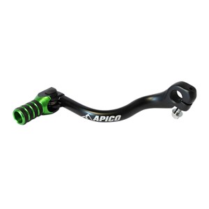 Apico schakelpook zwart / groen Kawasaki KX 125/250 94-08 & KX 500 94-04