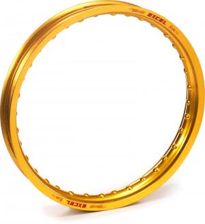 Excel voorvelg ( voor 36 spaken ) Goud 21-1.60 Honda/Yamaha/Suzuki ( voor OEM naaf )