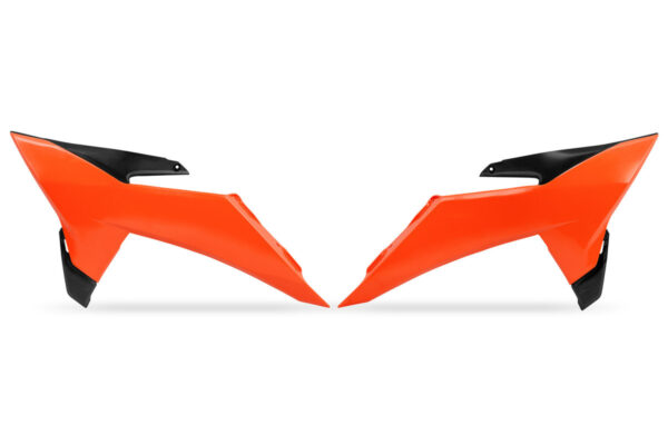 UFO Radiator Kappen Fluor Oranje KTM SX 125/150/250/300 2023-2025 & SX-F 250/350/450 2023-2025 ( model 2025 )