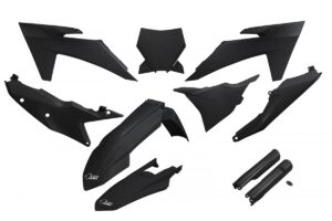 UFO plastic kit Zwart ( Full kit ) KTM SX 125/150/250/300 2023-2024 & SX-F 250/350/450 2023-2024
