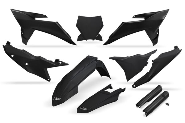 UFO plastic kit Zwart ( Full kit ) KTM SX 125/150/250/300 2023-2025 & SX-F 250/350/450 2023-2025 ( model 2025 )