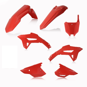 Acerbis plastic kit Rood Honda CRF 250R 2022- & CRF 450R 2021- (geen voorvork beschermers)