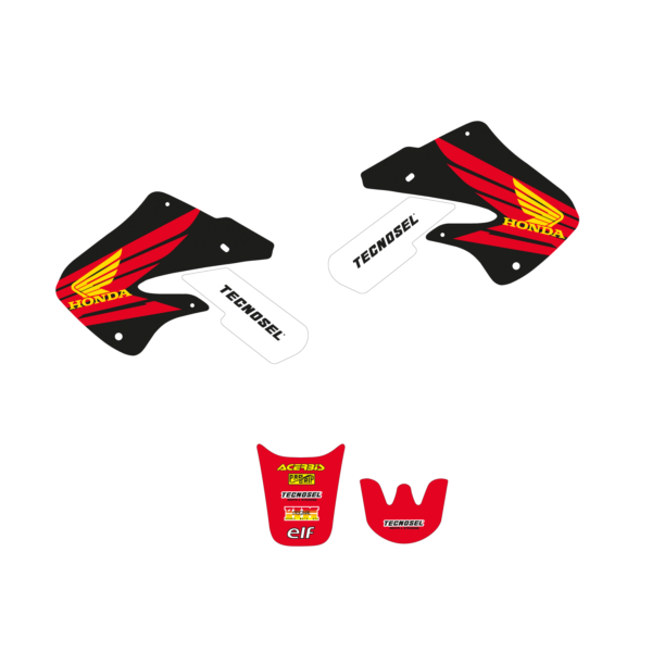 Blackbird stickerset OEM 1998 Honda CR 125R 1998-1999 & CR 250R 1997-1999