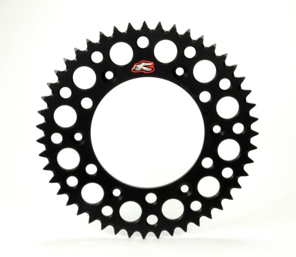 Renthal achtertandwiel 51 tands aluminum Zwart KTM SX/SX-F/EXC/EXC-F 90- & Husqvarna TC/FC/FE/TE 125/150/250/350/450/501 14-