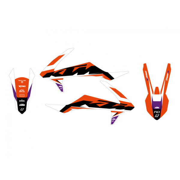 Blackbird Stickerset Dream 5 KTM SX/SX-F 2016-2018 & EXC/EXC-F 2017-2019