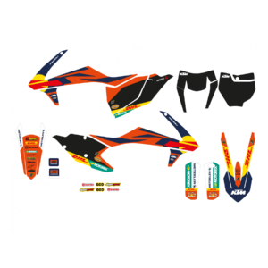 Blackbird Stickerset 'Replica KTM Factory 23' KTM SX/SX-F 2016-2018 & EXC/EXC-F 2017-2019