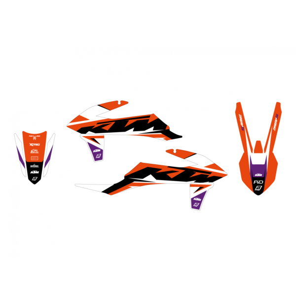 Blackbird Stickerset Dream 5 KTM SX/SXF 125-450 2019-2022 & EXC/EXC-F 250-500 2020-2023