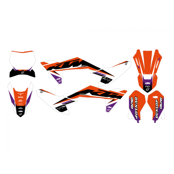 Blackbird Stickerset Dream 5 KTM SX 50 2024-