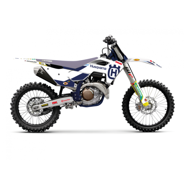Blackbird stickerset Replica Factory MX2/MXGP Husqvarna TC/FC 125-450 2025 - Afbeelding 2