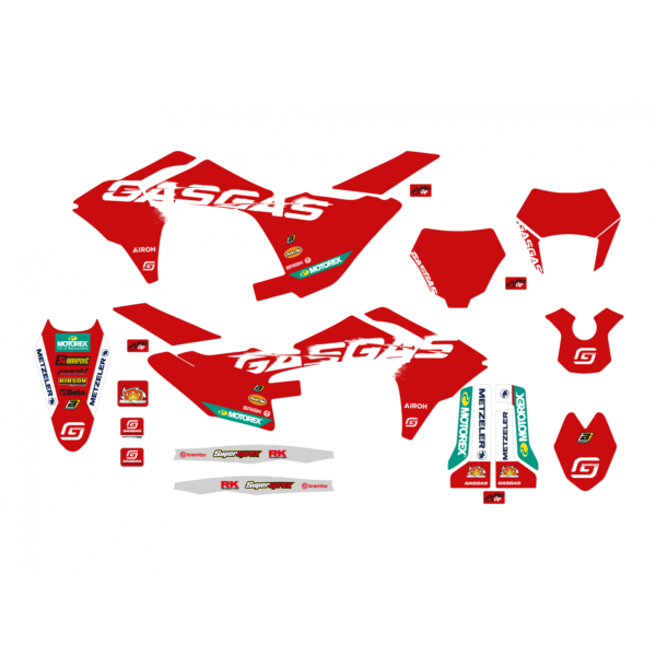 Blackbird Stickerset 'Replica Gas Gas Factory 23' MC/EC/MC-F/EC-F 125-450 2024-