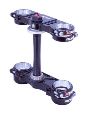 X-Trig Rocs Pro kroonplaten met offset 20-22mm zwart KTM SX/SX-F 125/250/300/350/450 2023- & EXC/EXC-F 250/300/350/450/500 2024- & Husqvarna TC/FC 125/250/350/450 2023- & TE/TE 125/250/300/350/450/500 2024- & Gas Gas MC/MC-F/EC/EC-F 125/250/300/350/450/500 2024-