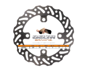 Delta Braking voor remschijf ( 180mm ) Type G Suzuki RM 65 2003-2007 & Kawasaki KX 65 2000-2024