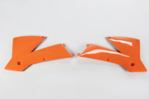 Cemoto radiator kappen Oranje KTM SX 125 01-04 & SX 250 01-04 & SX 450 03-04 & EXC 125/200/250/300/380/400/450 03-04
