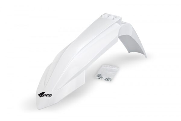 UFO Voorspatbord Wit KTM SX 125/150/250/300 2023- & SX-F 250/350/450 2023- & KTM EXC/EXC-F 250/300/350/450/500 2024-