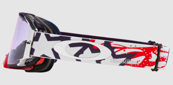 Oakley Airbrake MX TLD Rood/Wit/Blauw - Prizm MX low lens RWB Stars - Afbeelding 2
