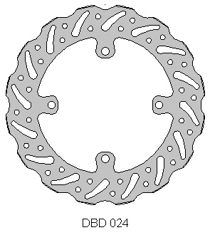 Delta Braking voor remschijf ( 250mm ) Type G Suzuki RM-Z 250 07-18 & RM-Z 450 05-17 & RMX-Z 450 10-18