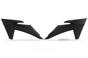 Racetech Radiator Kappen Zwart KTM SX 125/150/250/300 2023-2024 & SX-F 250/350/450 2023-2024 & EXC/EXC-F 250/300/350/450/500 2024-