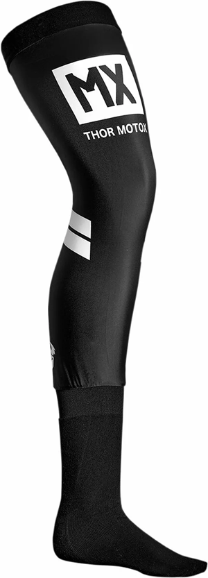 Thor Kniebrace sokken zwart/wit maat L/XL
