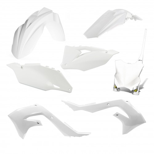 Cycra plastic kit Wit Kawasaki KX 250F 2021-2024 & KX 450F 2019-2023