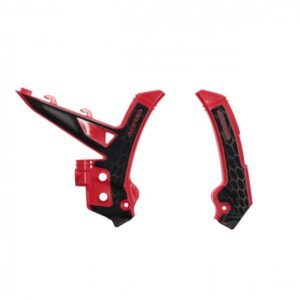 Acerbis X-Grip frame beschermers Zwart / Rood Gas Gas MC 125/250 2024 & MC-F 250/350/450 2024 & EC 250/300 2024 & EC 250F/350F/450F/500F 2024