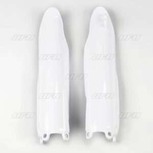 UFO voorvork beschermers Wit Yamaha YZ 125/250 08-14 & YZ 250F/450F 08-09