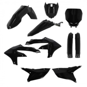 Acerbis plastic kit Zwart Yamaha YZ 250F 2024- & YZ 450F 2023-