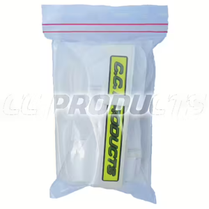 CC Products plaknummers Wit 11cm hoog ( 108 stuks )