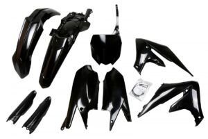 UFO plastic kit Zwart Yamaha YZ 250F 19-23 & YZ 450F 18-22 ( full kit )