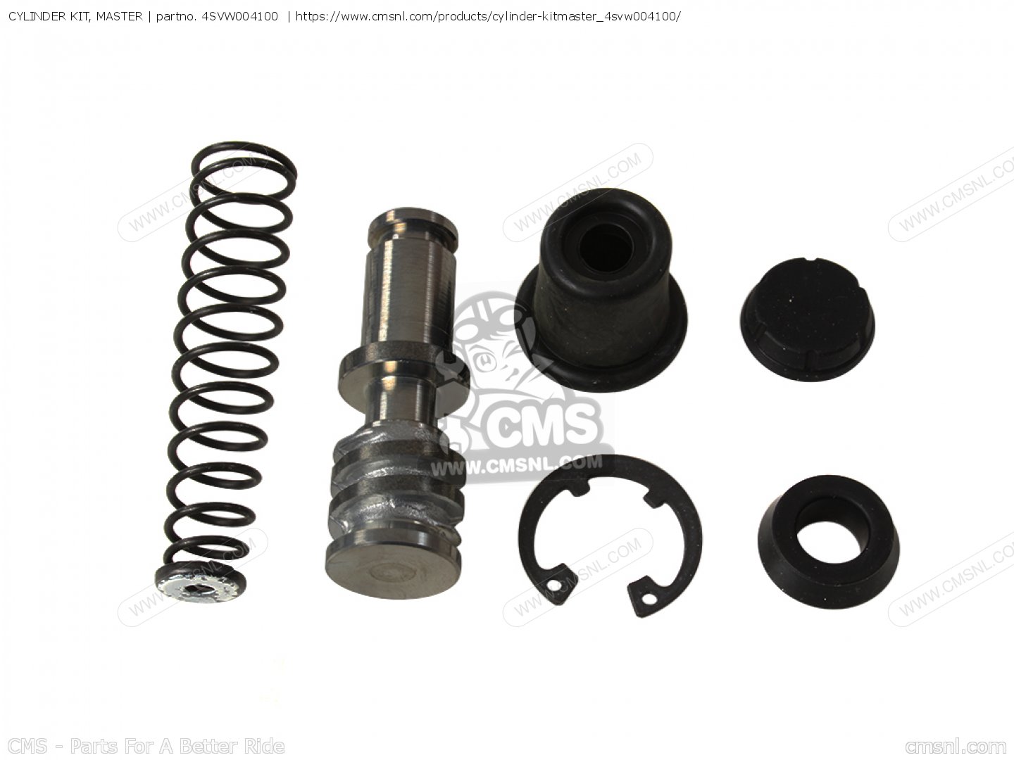 Yamaha OEM Voorrem Master Cylinder revisieset Yamaha YZ 125/250 1996-2000 & YZ 80 1997-2000 & YZ/WR 400/426F 1998-2000